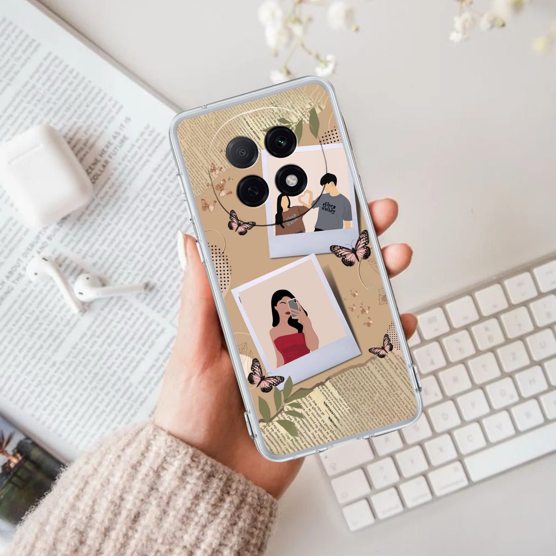 Creatistic Personlised  Photo Transparent Silicon Case For Oppo F29 Pro 5G