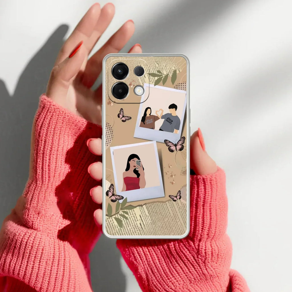 Creatistic Personlised  Photo Transparent Silicon Case For Oppo A5X 5G
