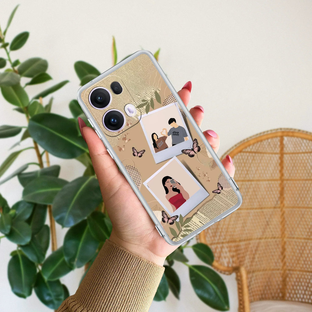 Creatistic Personlised  Photo Transparent Silicon Case For Oppo Reno 13 Pro 5G