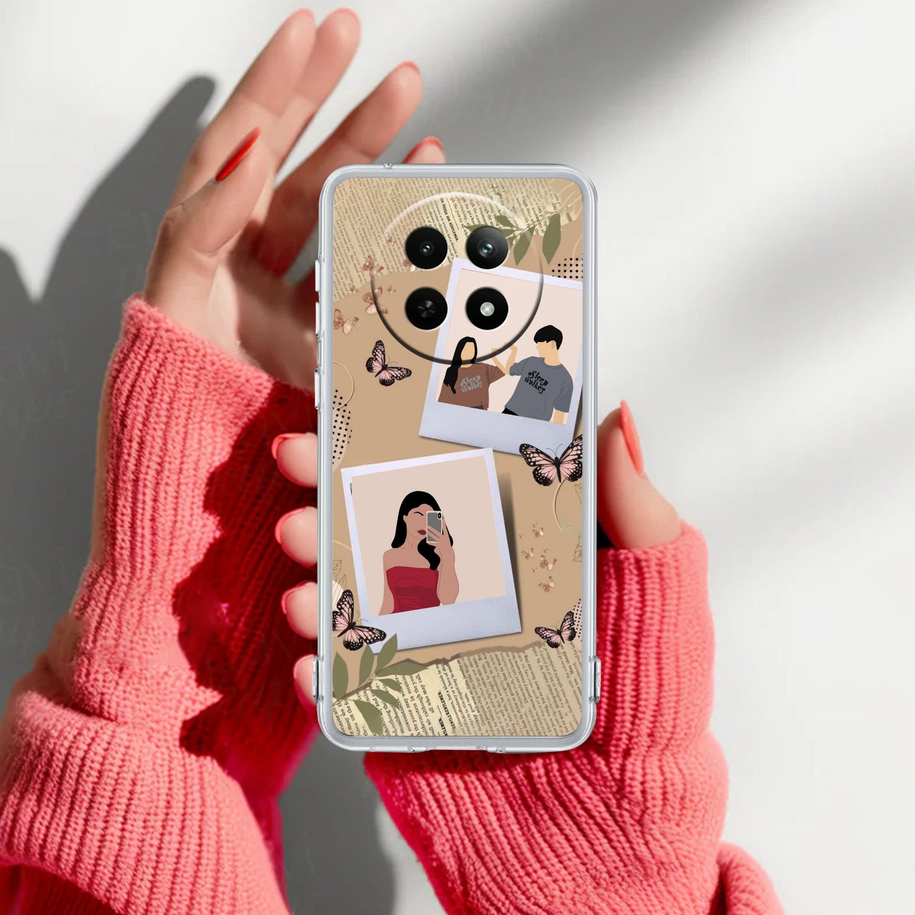 Creatistic Personlised  Photo Transparent Silicon Case For Realme Narzo 80 Lite 5G