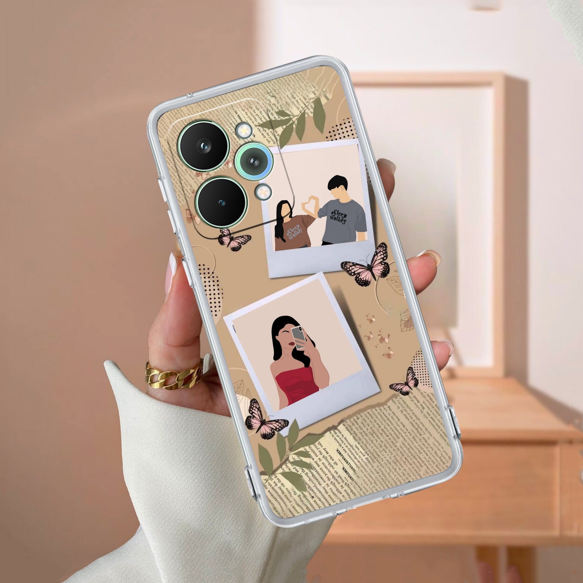 Creatistic Personlised  Photo Transparent Silicon Case For Realme/Narzo