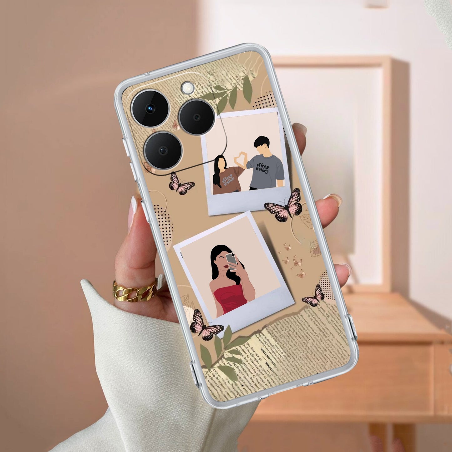 Creatistic Personlised  Photo Transparent Silicon Case For Realme/Narzo