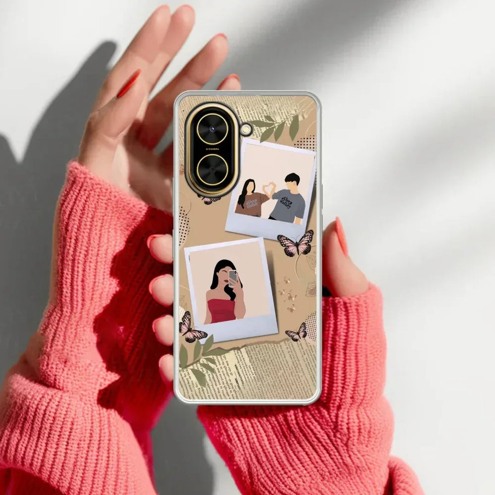 Creatistic Personlised  Photo Transparent Silicon Case For Poco C71 4G