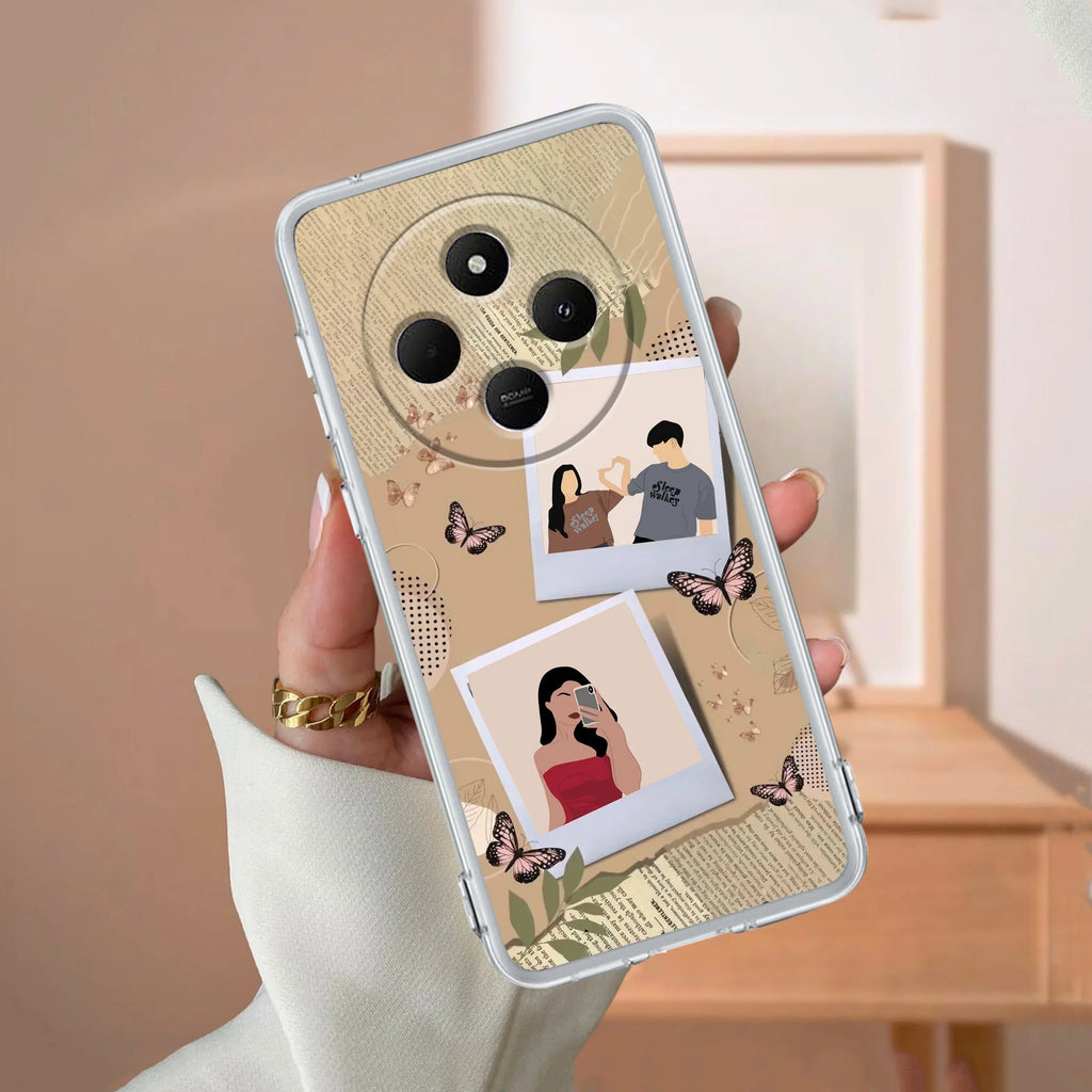 Creatistic Personlised  Photo Transparent Silicon Case For Poco C75 5G