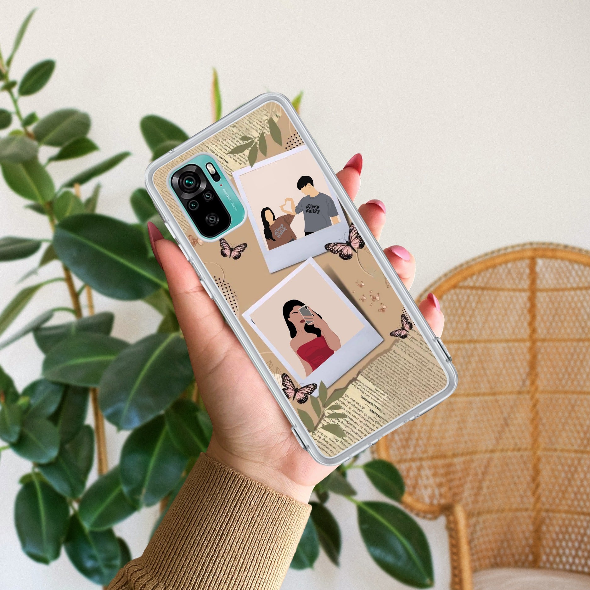 Creatistic Personlised  Photo Transparent Silicon Case For Redmi Note 15 Pro 5G
