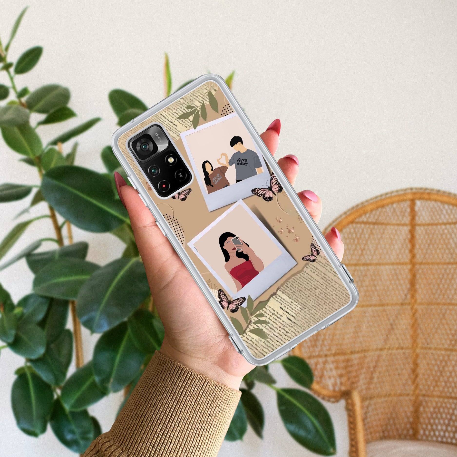 Creatistic Personlised  Photo Transparent Silicon Case For Redmi/Xiaomi