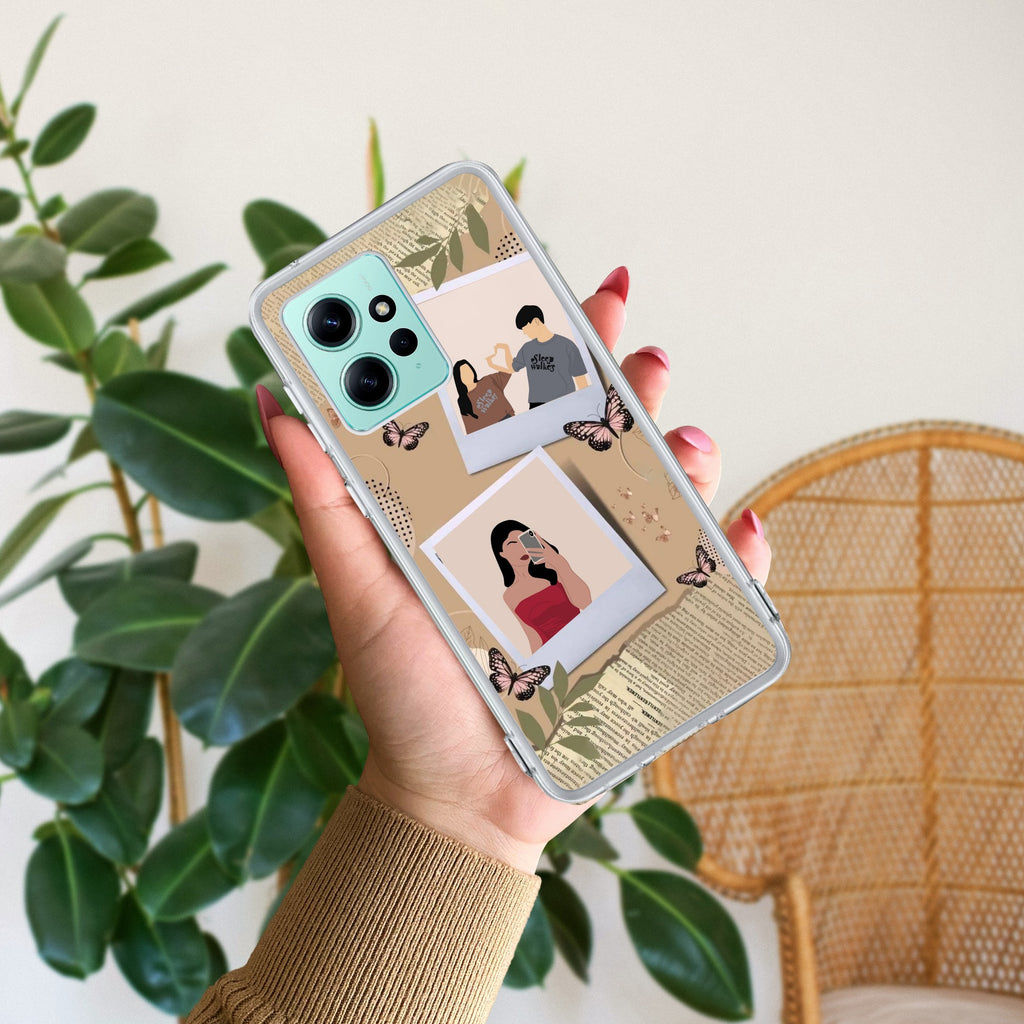 Creatistic Personlised  Photo Transparent Silicon Case For Redmi Note 12 4G