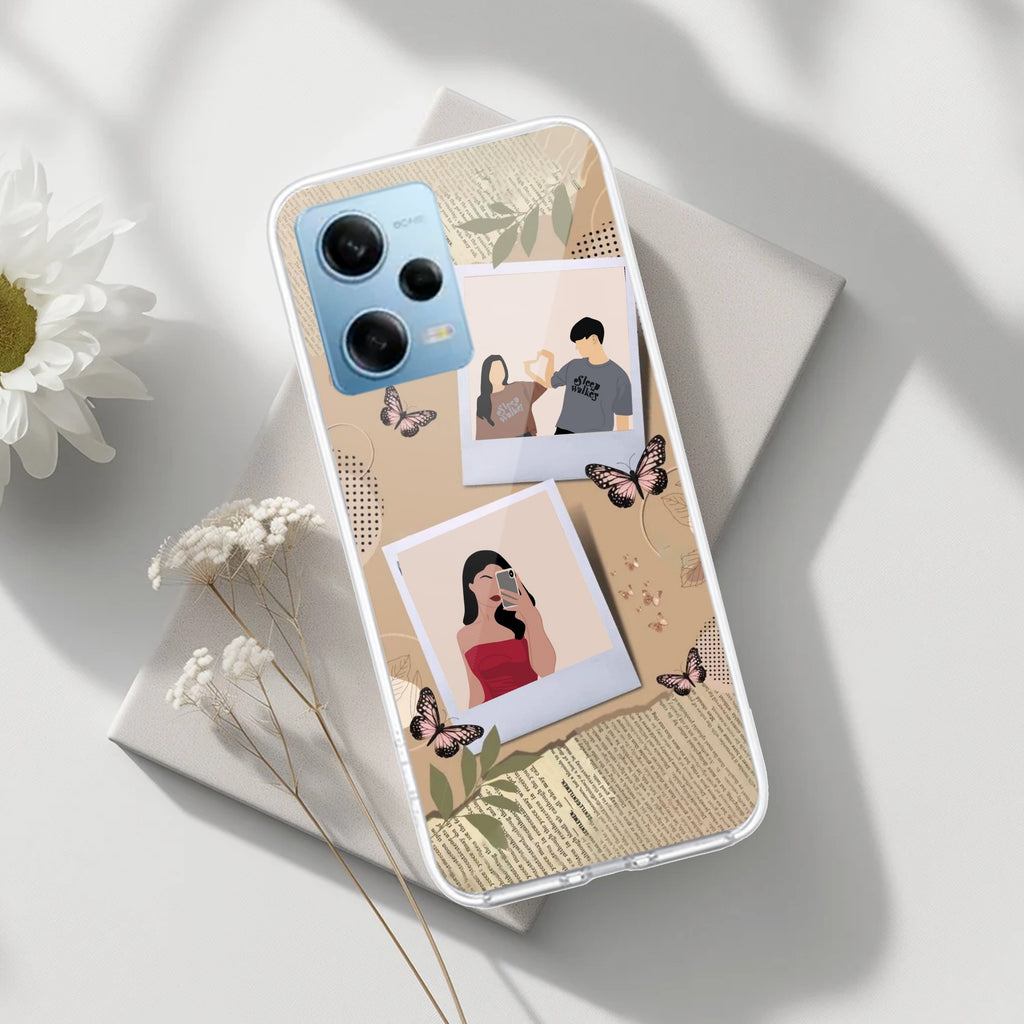 Creatistic Personlised  Photo Transparent Silicon Case For Redmi Note 12 5G