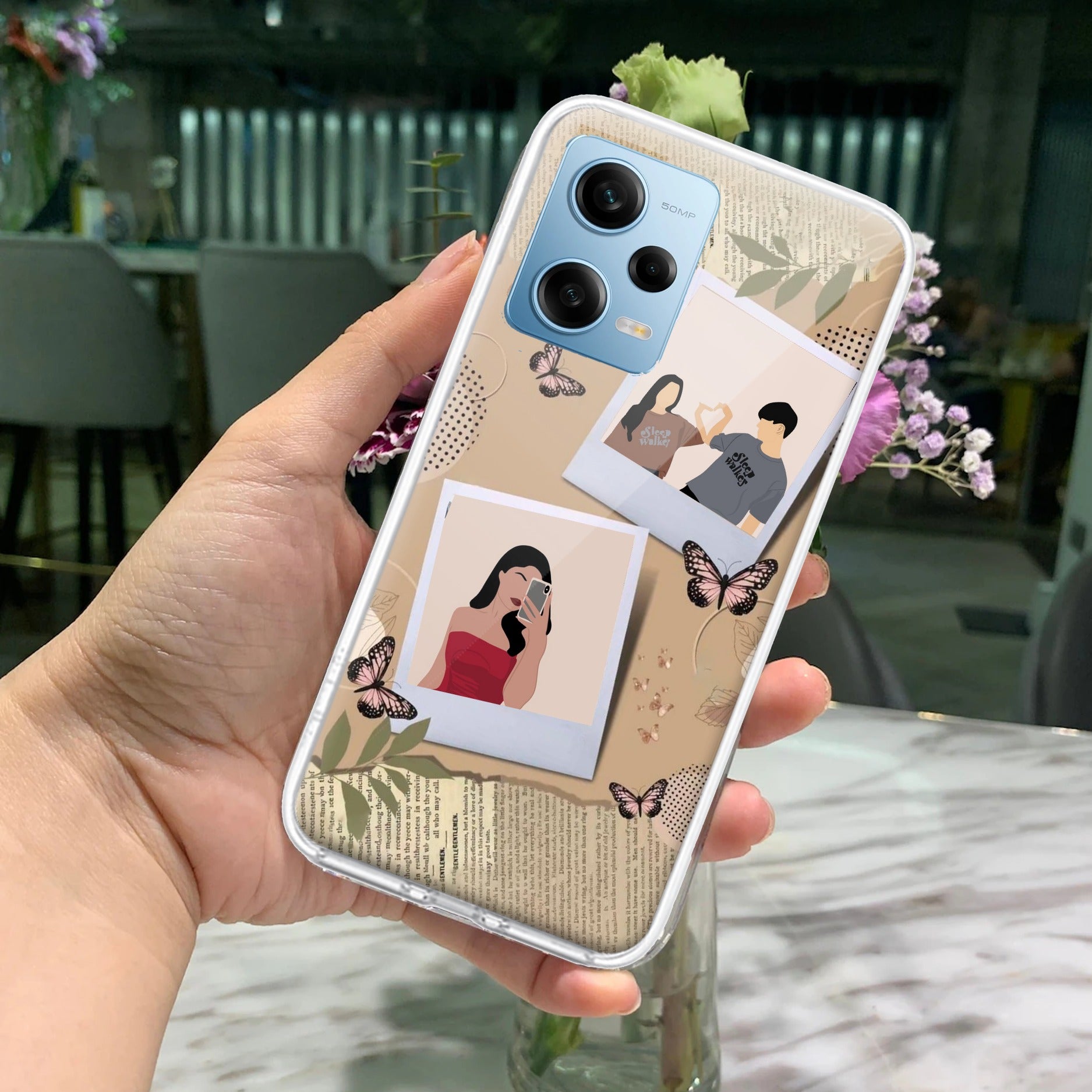Creatistic Personlised  Photo Transparent Silicon Case For Redmi/Xiaomi