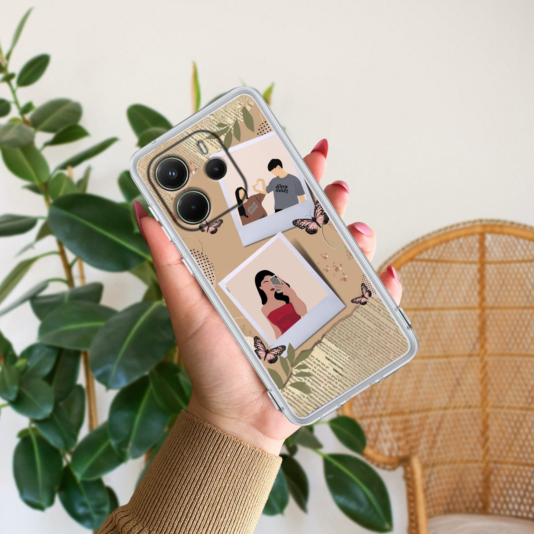 Creatistic Personlised  Photo Anti Yellow Case For Redmi Note 14 5G