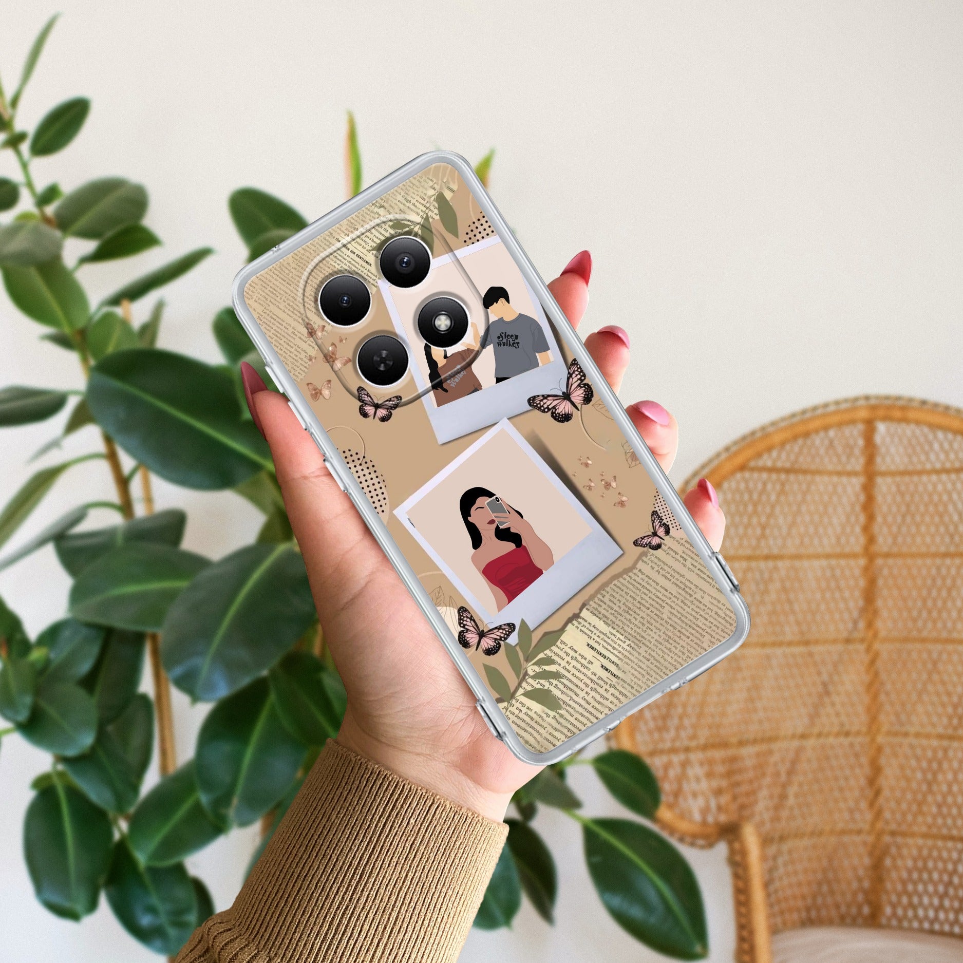 Creatistic Personlised  Photo Transparent Silicon Case For Redmi Note 15 5G
