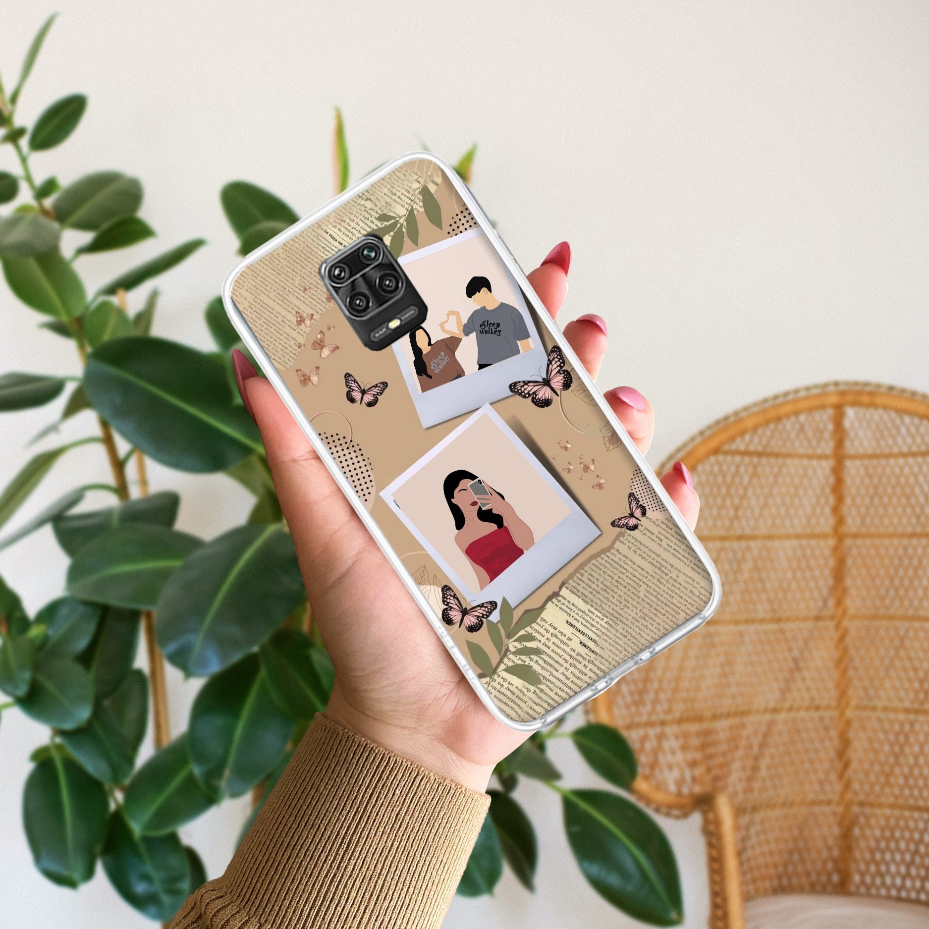 Creatistic Personlised  Photo Anti Yellow Case For Redmi Note 10 lite