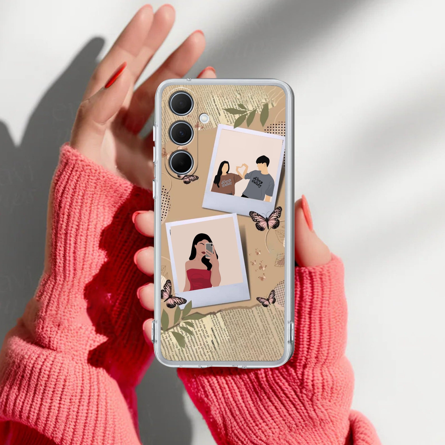 Creatistic Personlised  Photo Transparent Silicon Case For Samsung Galaxy A37 5G