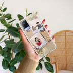 Creatistic Personlised  Photo Transparent Silicon Case For Vivo