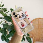 Creatistic Personlised  Photo Transparent Silicon Case For Vivo
