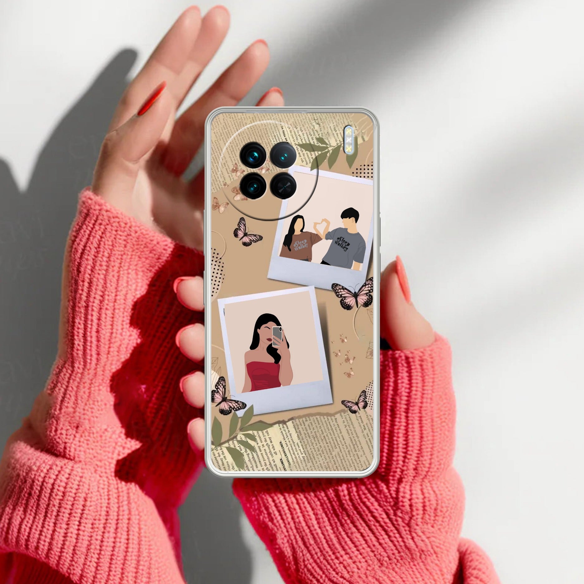 Creatistic Personlised  Photo Transparent Silicon Case For Vivo X90 Pro 5G