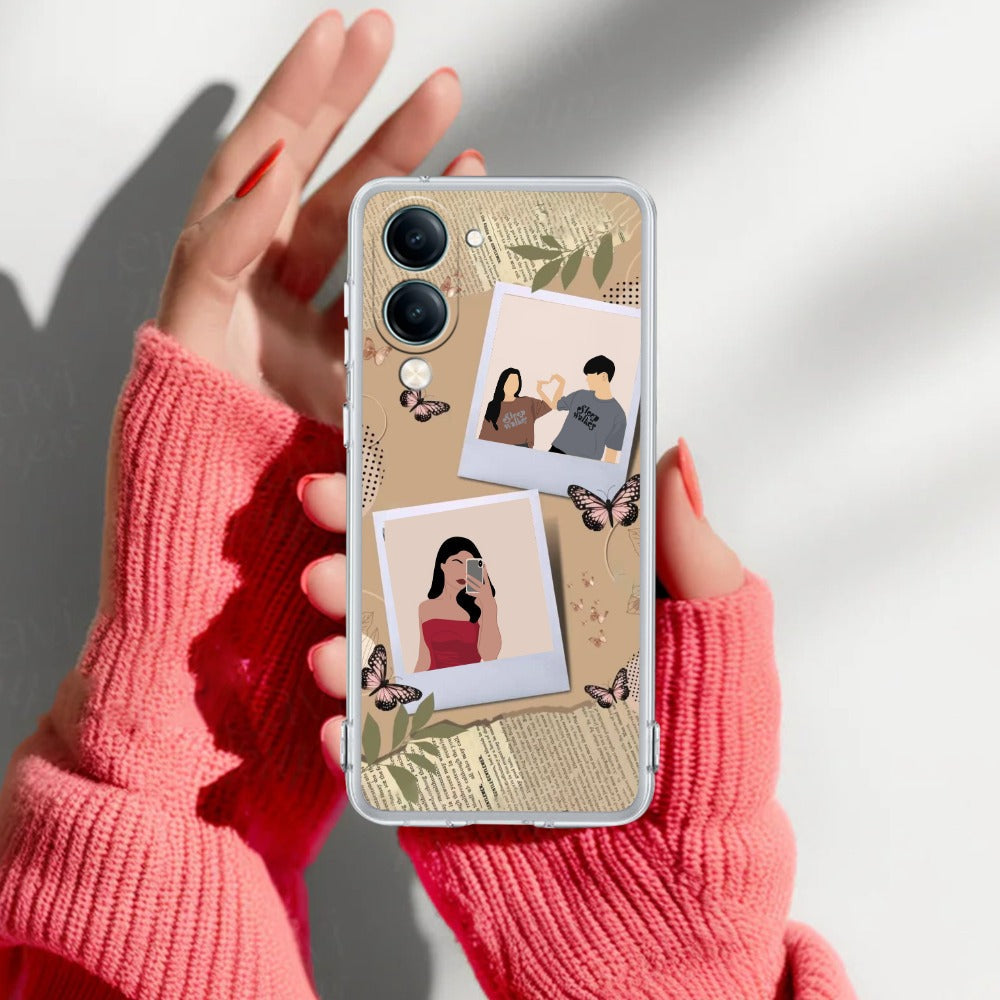 Creatistic Personlised  Photo Transparent Silicon Case For iQOO