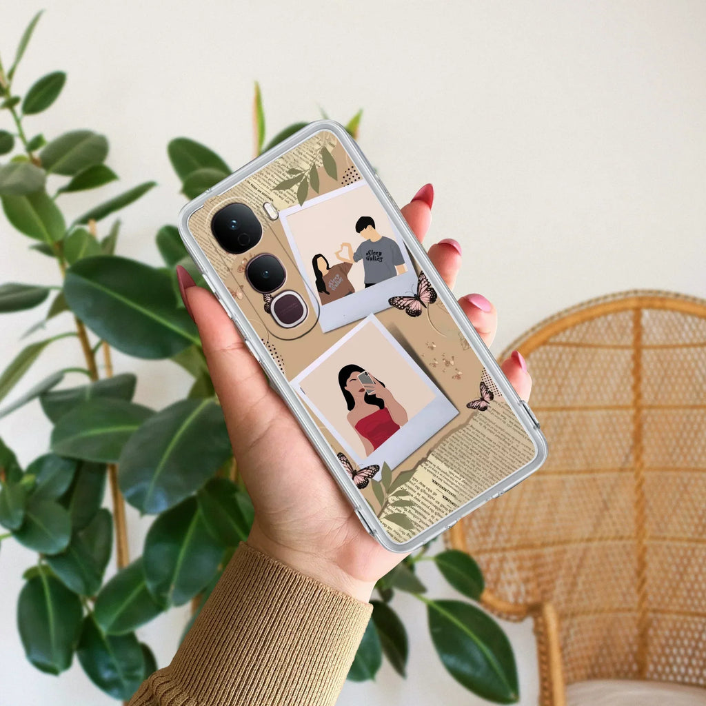 Creatistic Personlised  Photo Transparent Silicon Case For Vivo Y400 5G