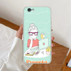 Creator Girl Customize Anti Yellow Clear Case For iPhone 7 / iPhone 8 / iPhone Se 2020