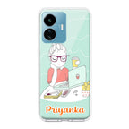 Creator Girl Customize Transparent Silicon Case For iQOO Z6 Lite 5G