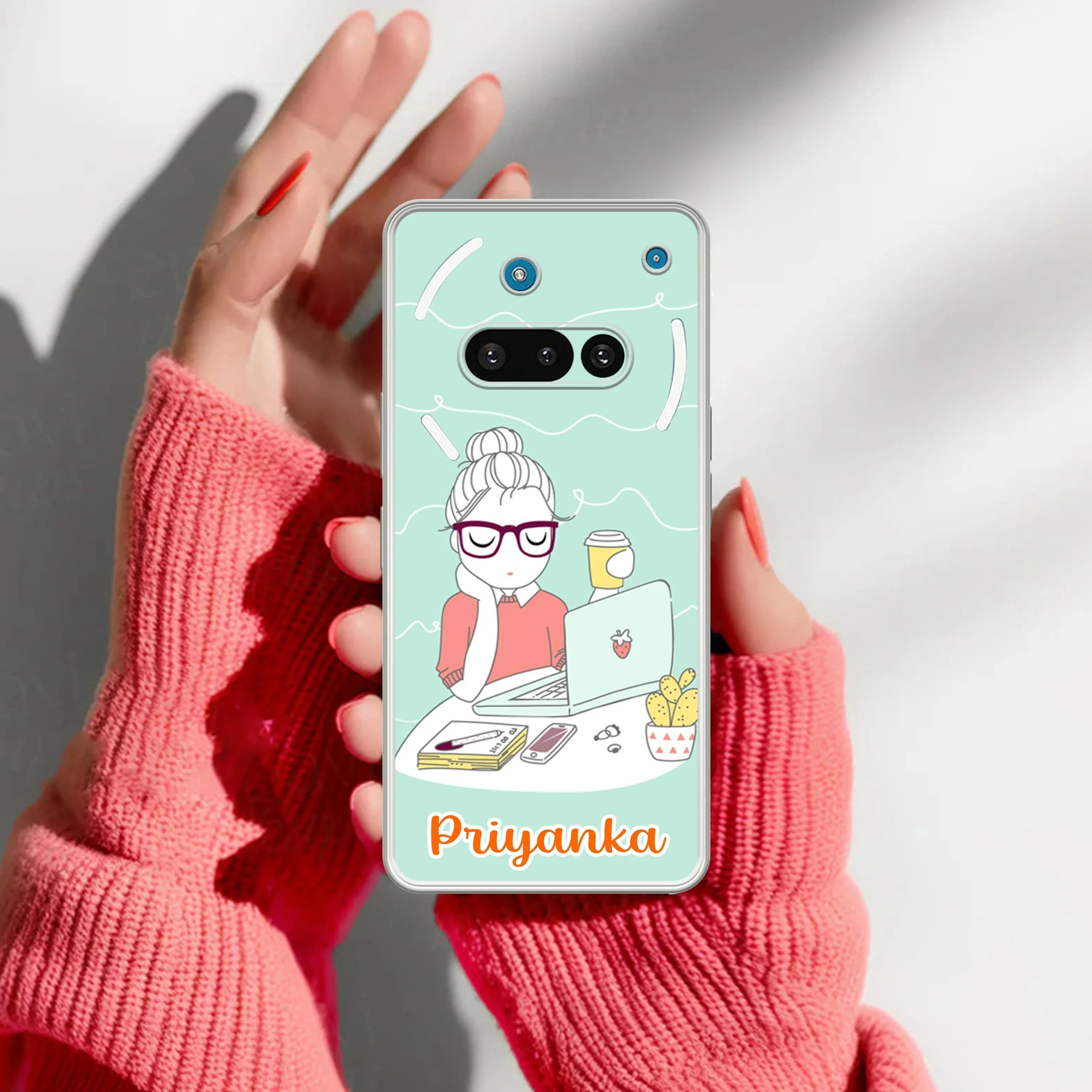 Creator Girl Customize Transparent Silicon Case For Nothing - ShopOnCliQ
