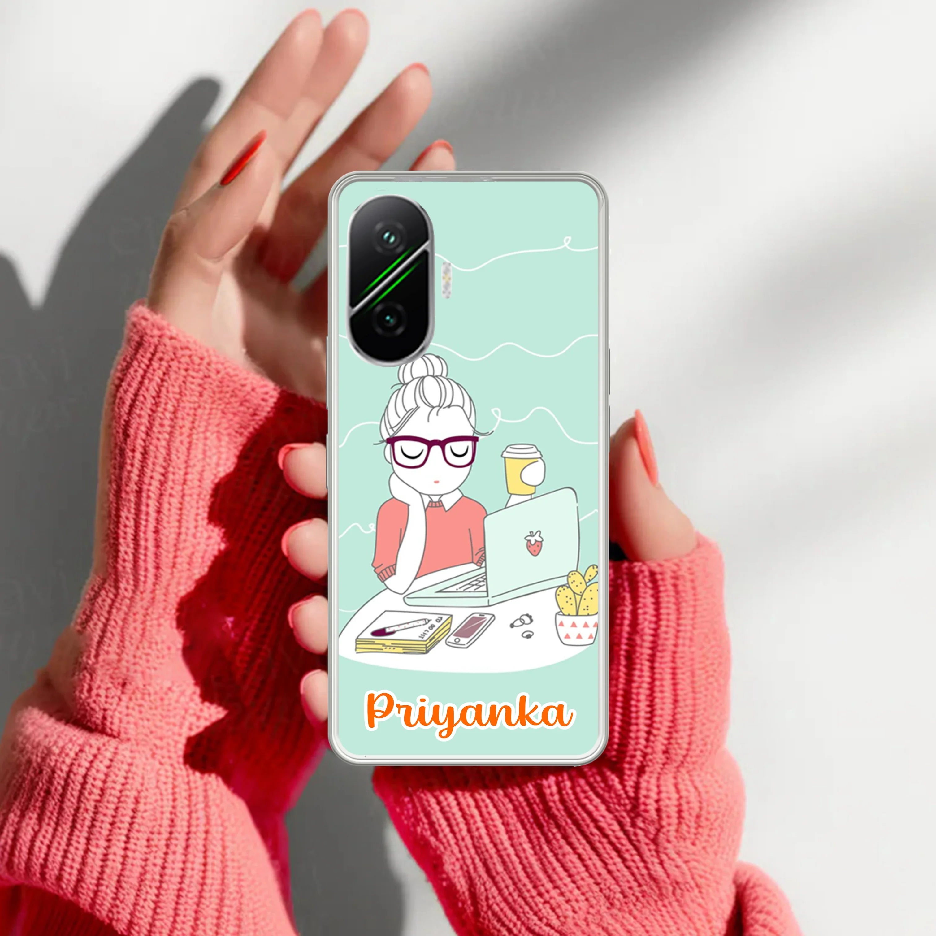 Creator Girl Customize Transparent Silicon Case For Poco - ShopOnCliQ