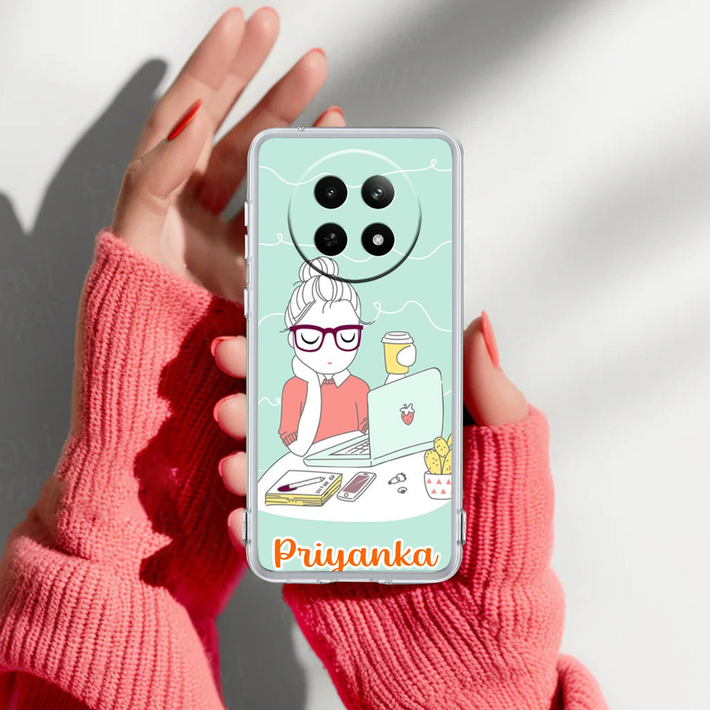 Creator Girl Customize Anti Yelllow Case For Realme 13 5G