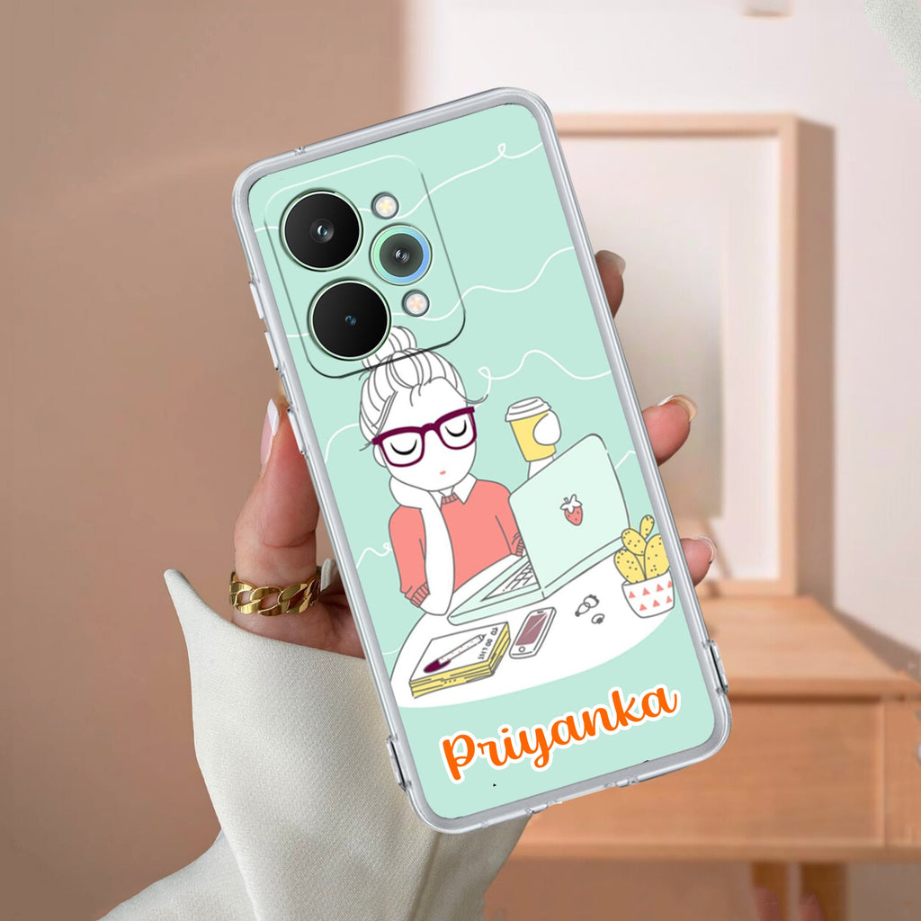 Creator Girl Customize Anti Yellow Case For Realme 15 Pro 5G
