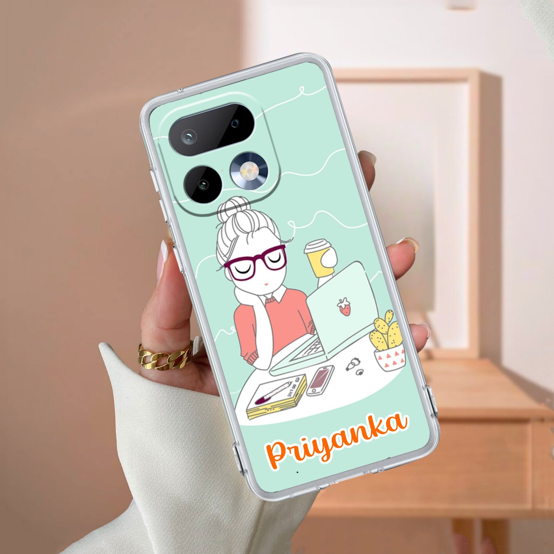 Creator Girl Customize Anti Yelllow Case For Realme 16 Pro 5G