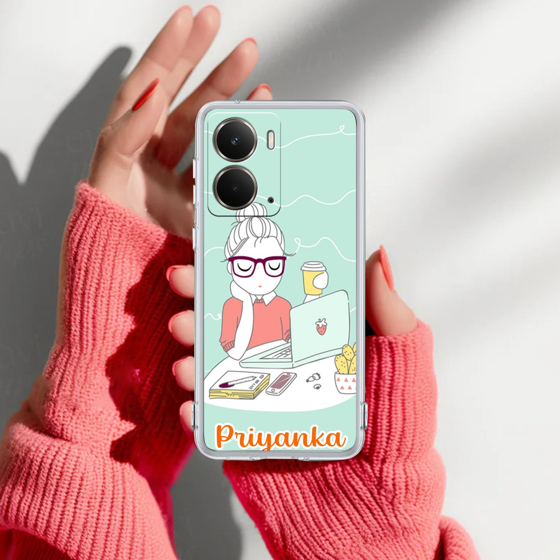 Creator Girl Customize Anti Yelllow Case For Realme P3 5G