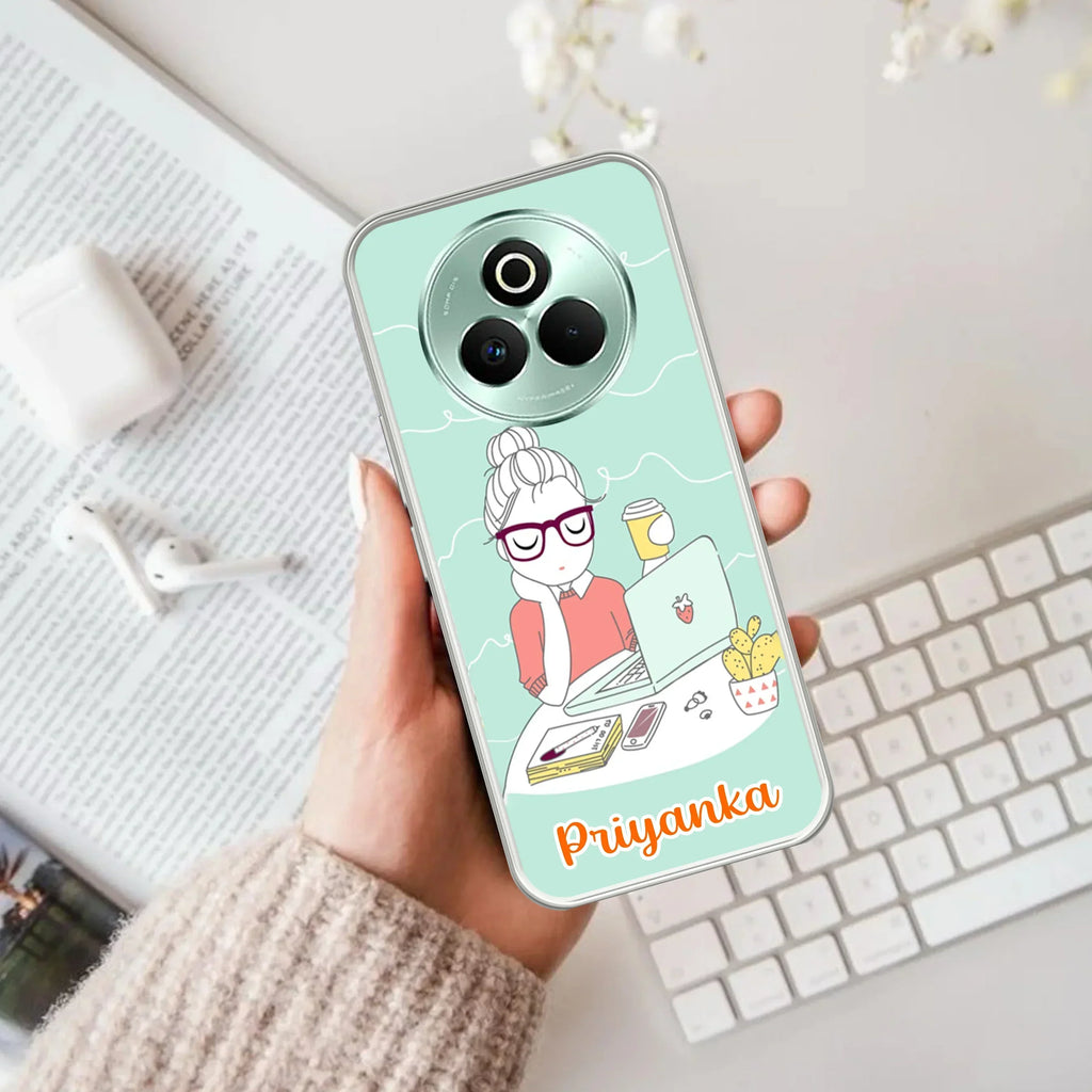 Creator Girl Customize Anti Yelllow Case For Realme P3 Pro 5G