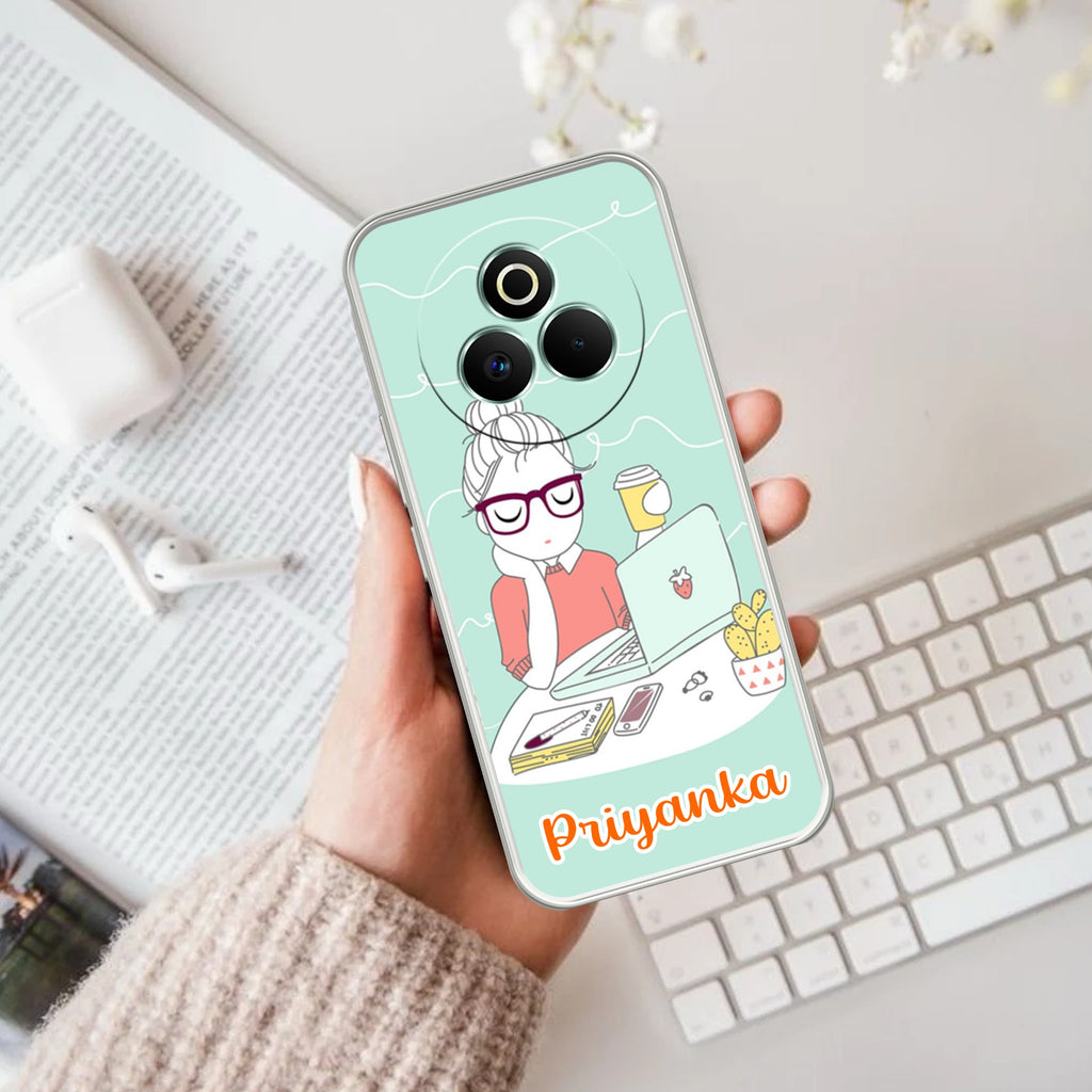 Creator Girl Customize Anti Yelllow Case For Realme P3 Pro 5G