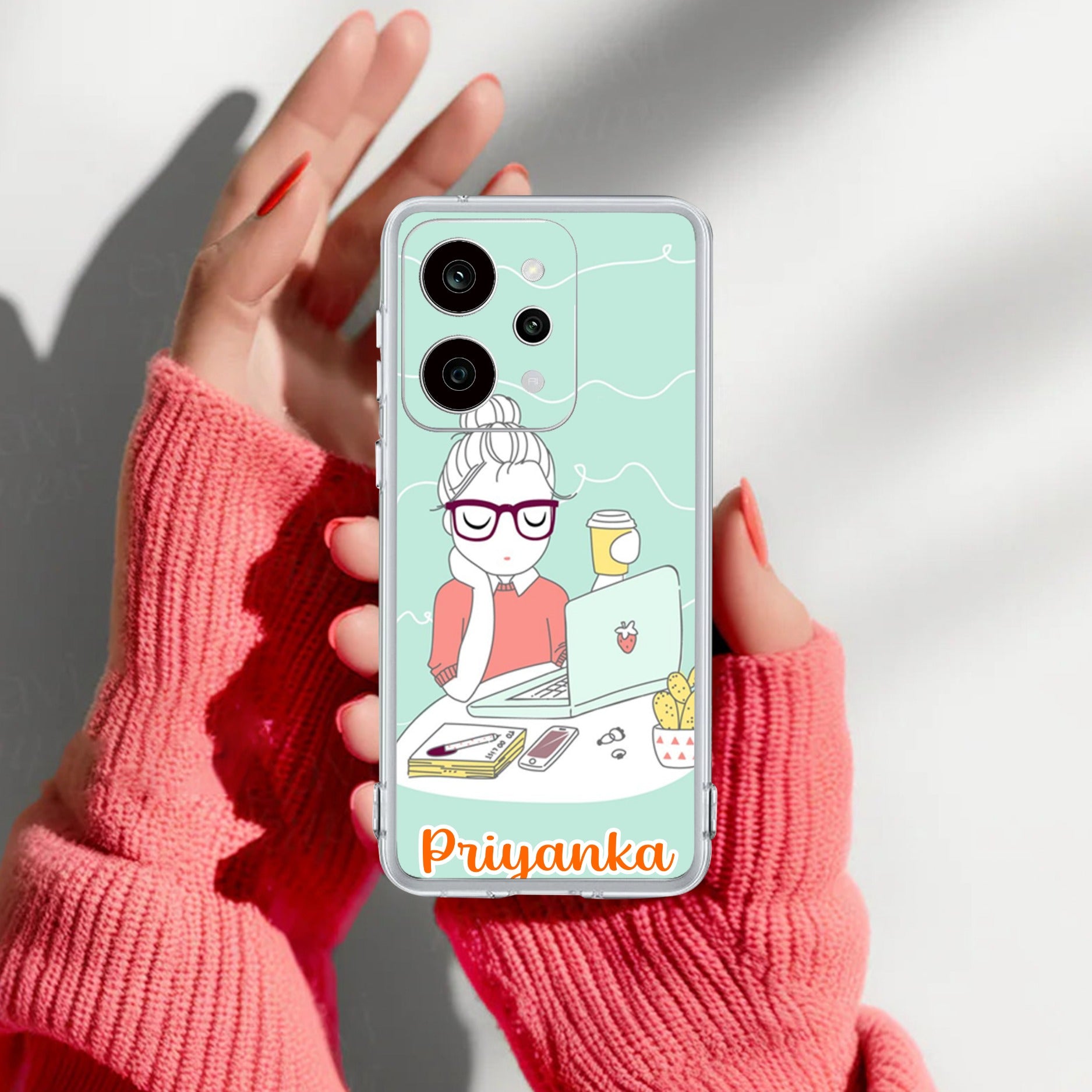 Creator Girl Customize Anti Yelllow Case For Realme Narzo Power 5G