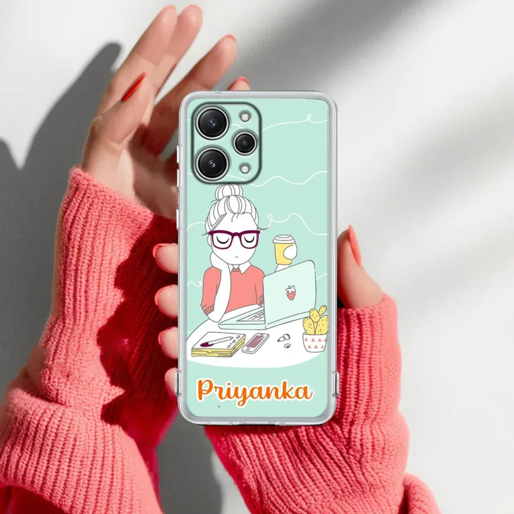 Creator Girl Customize Transparent Silicon Case For Mi 11i