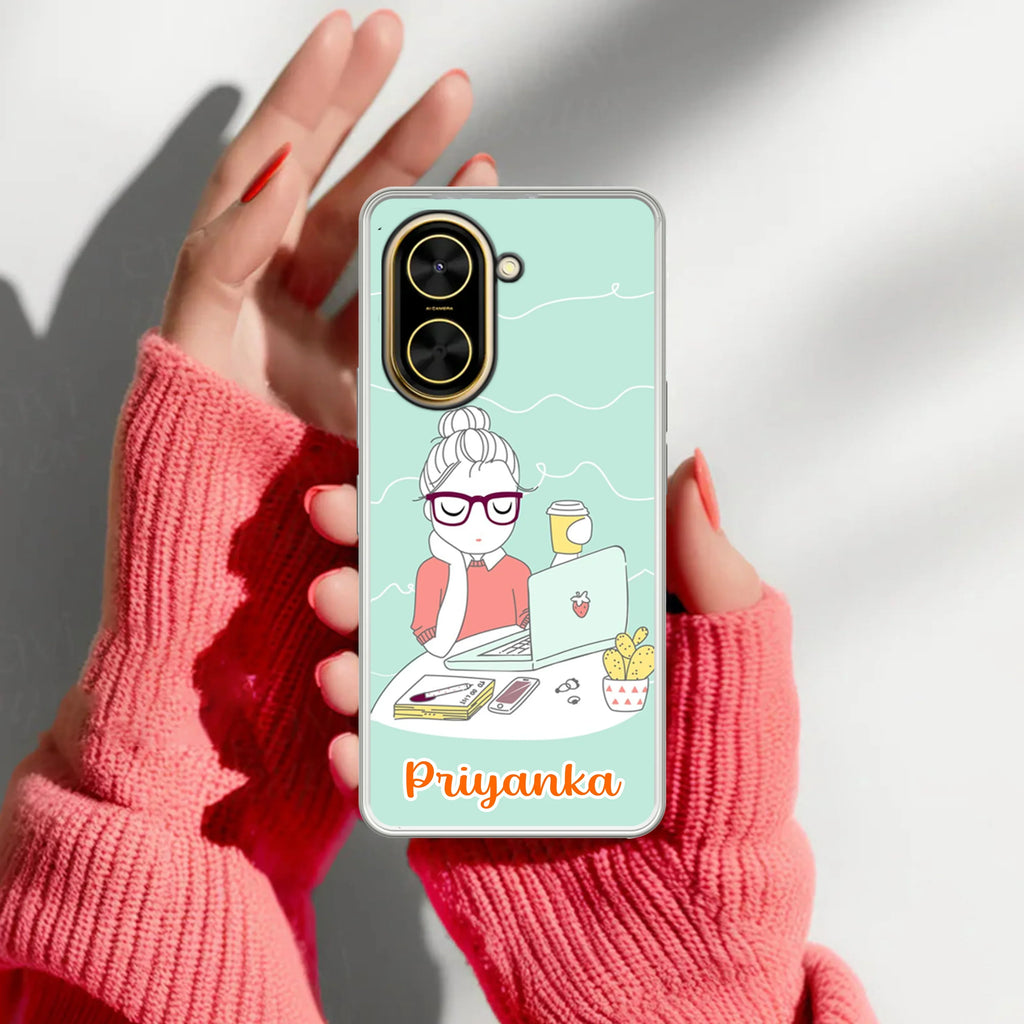 Creator Girl Customize Transparent Silicon Case For Redmi/Xiaomi - ShopOnCliQ
