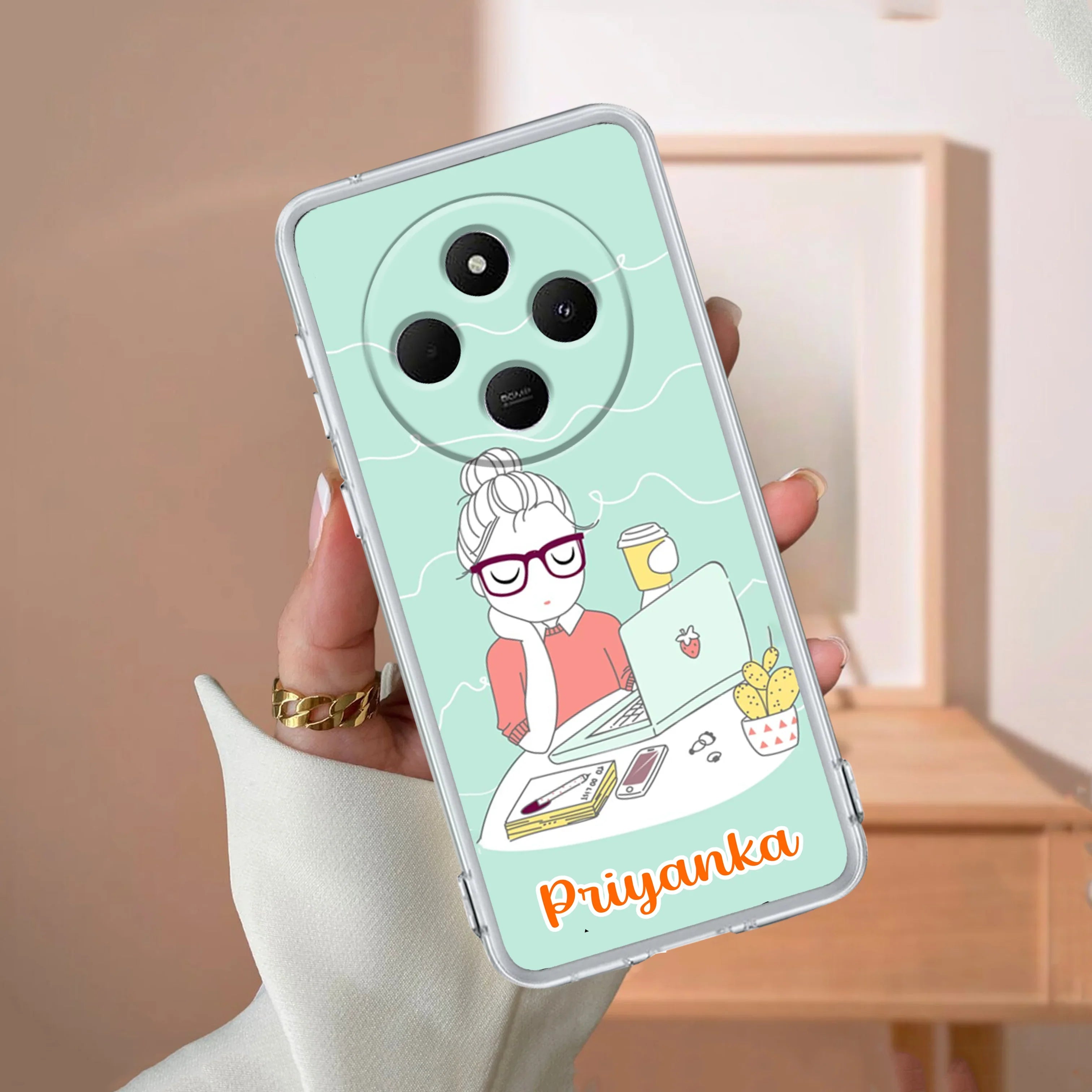 Creator Girl Customize Transparent Silicon Case For Redmi/Xiaomi - ShopOnCliQ