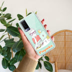 Creator Girl Customize Transparent Silicon Case For Vivo V21e 5G