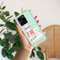 Creator Girl Customize Transparent Silicon Case For Vivo Y35