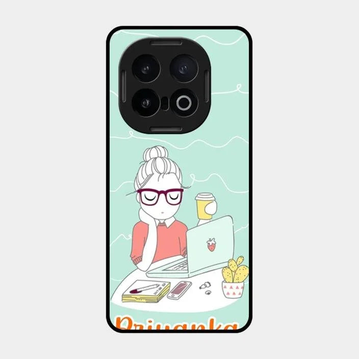 creator-girl-glossy-metal-case-cover-for iQOO 13 5G