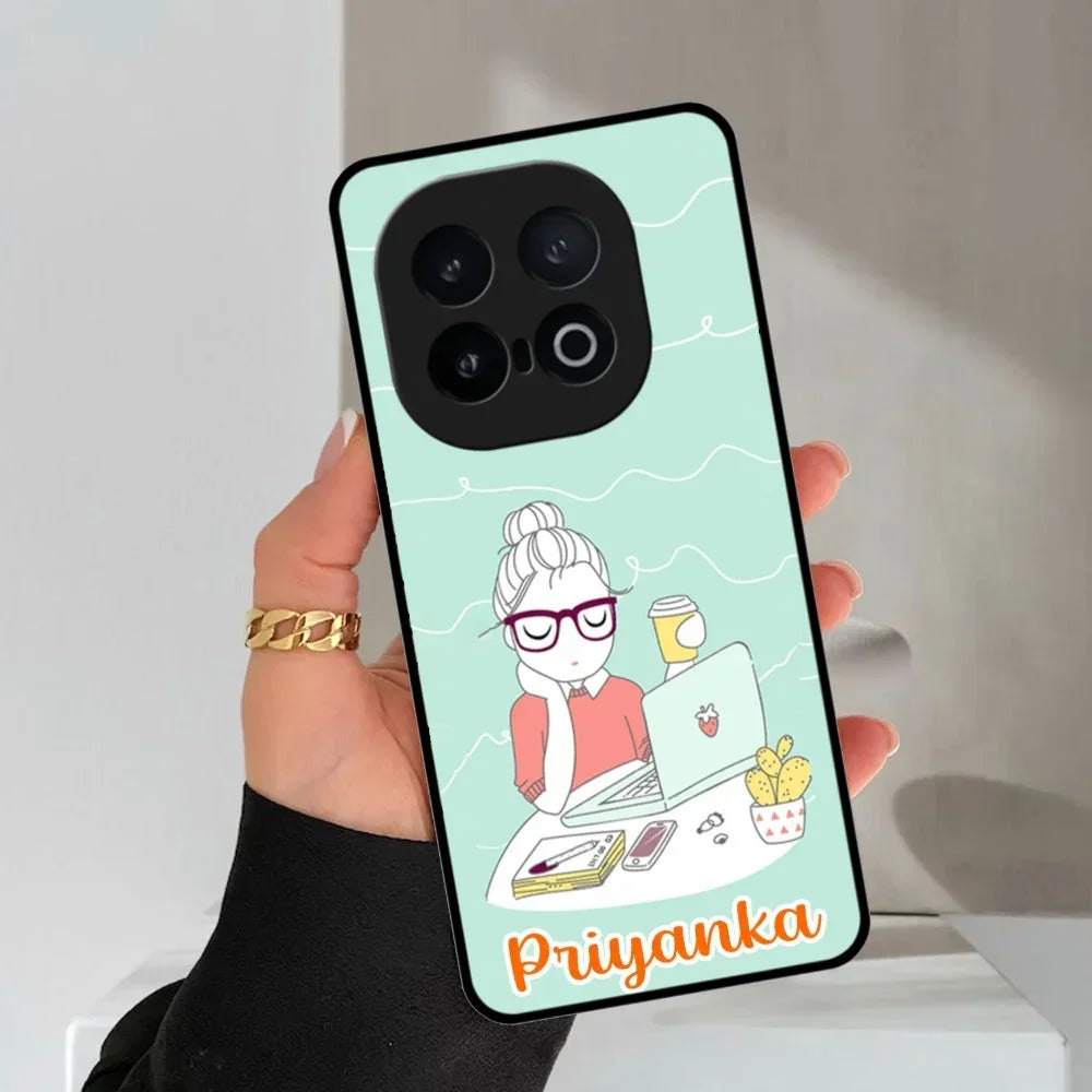 Creator Girl Glossy Metal Case Cover For Vivo - ShopOnCliQ