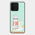 creator-girl-glossy-metal-case-cover-for iQOO Z9 5G