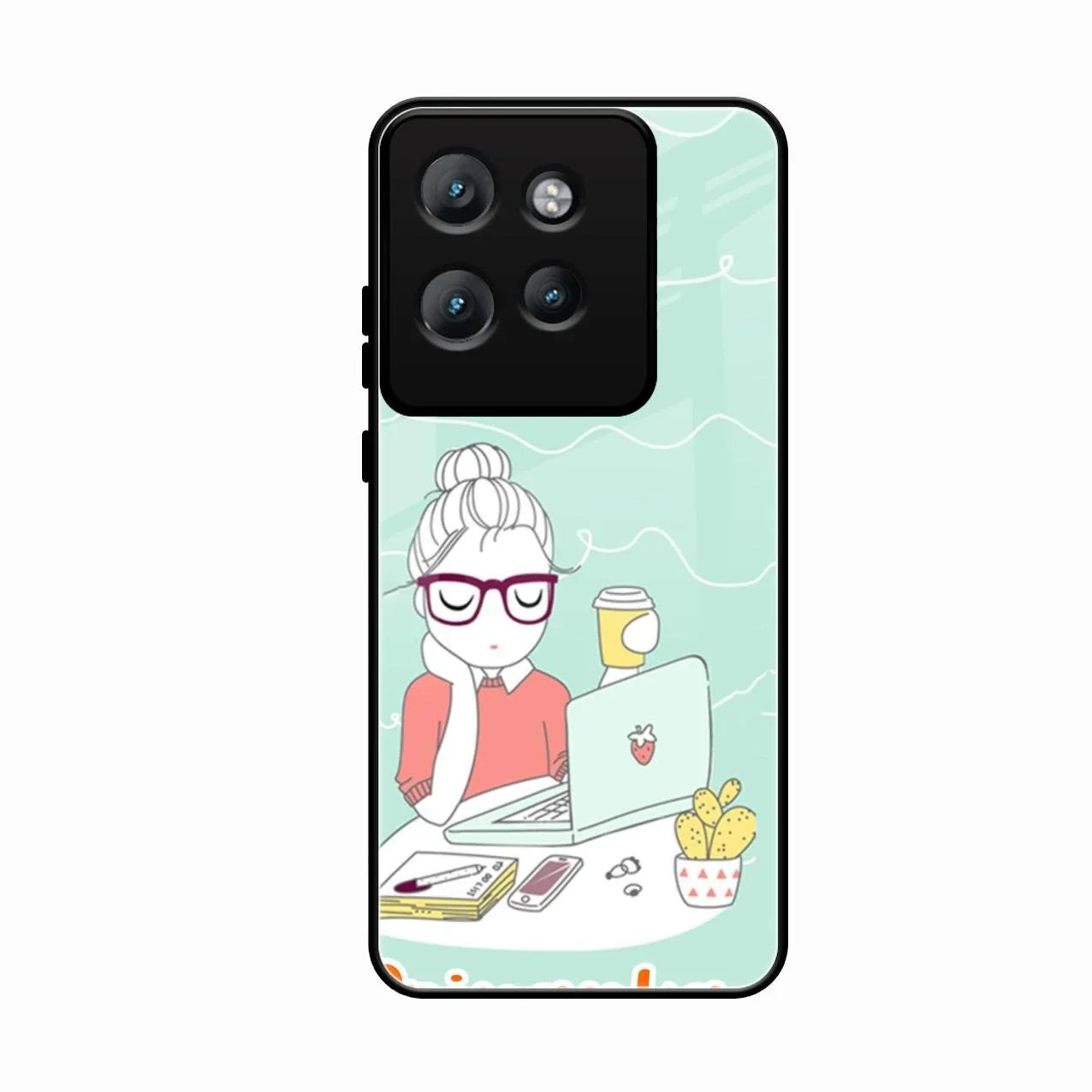 creator-girl-glossy-metal-case-cover-for Motorola Edge 50