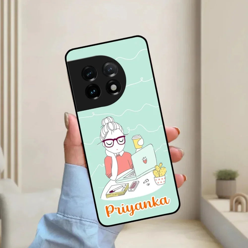 Creator Girl Glossy Metal Case Cover For OnePlus - ShopOnCliQ