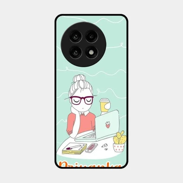 creator-girl-glossy-metal-case-cover-for Oneplus 13R 5G