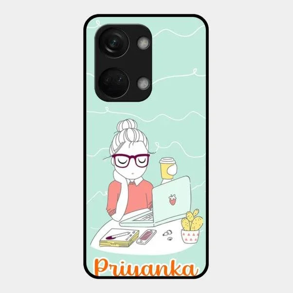 creator-girl-glossy-metal-case-cover-for Oneplus Nord 3 5G