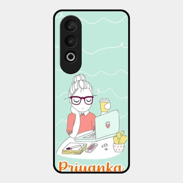 creator-girl-glossy-metal-case-cover-for Oneplus Nord Ce 4 5G