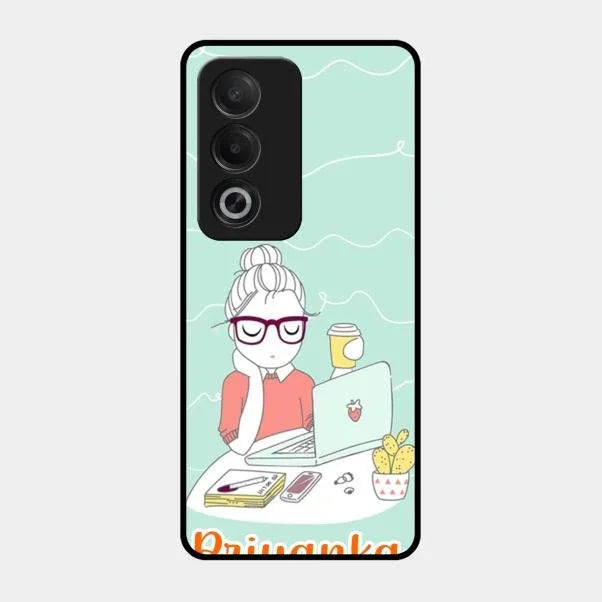 creator-girl-glossy-metal-case-cover-for Oppo A3 Pro 5G