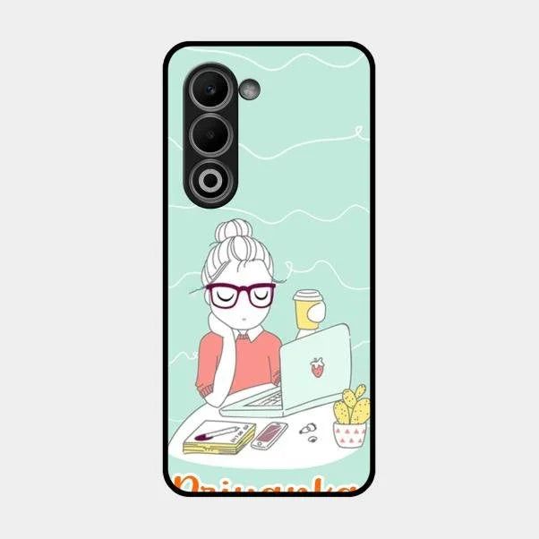 creator-girl-glossy-metal-case-cover-for Oppo A5 5G