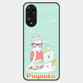 creator-girl-glossy-metal-case-cover-for Oppo A78 5G