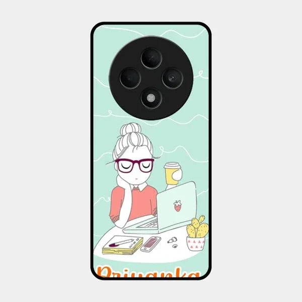 creator-girl-glossy-metal-case-cover-for Oppo F27 5G